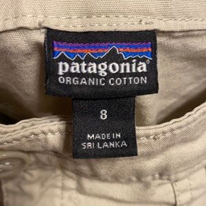 Patagonia Kaki Shorts Size 8 GREAT shape!